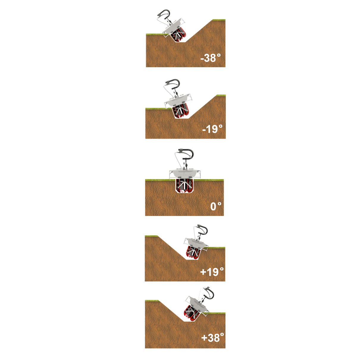 Bi-Directional Rotary Plow for 417/418